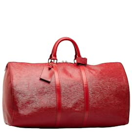Louis Vuitton-Epi Keepall 55 M42957-Red