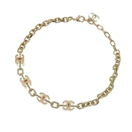 Chanel-Collier ras du cou à chaîne CC-Autre