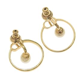 Dior-Pearl 30 Montaigne Earrings-Golden