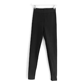 Dolce & Gabbana-Dolce & Gabbana leggins con logo en la cintura-Negro
