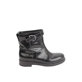 Dolce & Gabbana-Leather boots-Black
