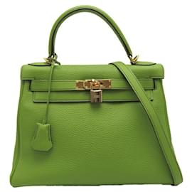 Hermès-hermes kelly 28-Green