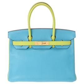 Hermès-HERMES BIRKIN 30-Blau