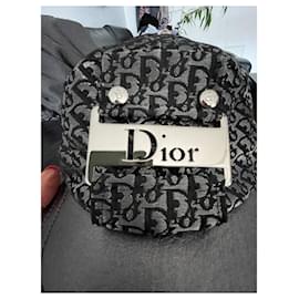 Dior-Chapeaux-Argenté,Gris,Métallisé,Monogramme