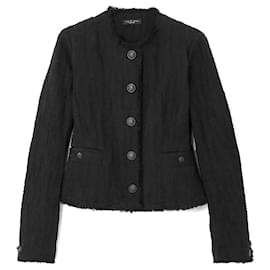 Rag & Bone-Rag & Bone Annalise Quilted Tweed Jacket-Black