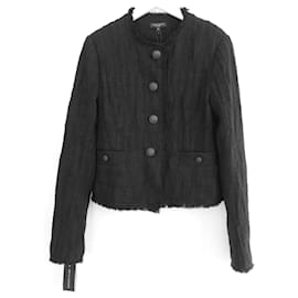 Rag & Bone-Rag & Bone Annalise Quilted Tweed Jacket-Black