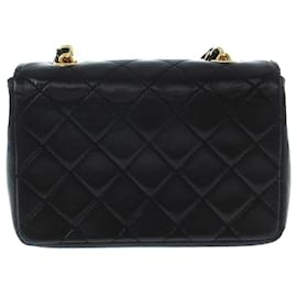 Chanel-Chanel Mini Matrasse Chain Shoulder Bag-Black