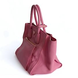 Prada-Prada Prada Shopper-Modellhandtasche aus rosa Leder-Pink