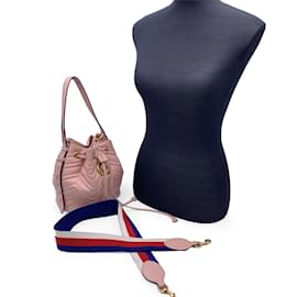 Gucci-Gucci Shoulder Bag GG Marmont Bucket-Pink