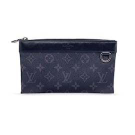 Louis Vuitton-Louis Vuitton Clutch Bag Discovery-Grey
