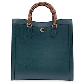 Gucci-Gucci Tote Bag Diana Bamboo-Green