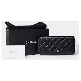 Chanel-CHANEL Accessory in Black Leather - 101512-Black