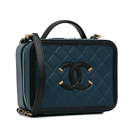 Chanel-CHANEL Sacs à main CC Filigrane-Bleu