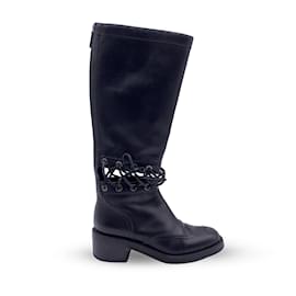 Chanel-Chanel Stiefel-Schwarz