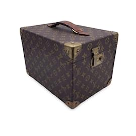 Louis Vuitton-Louis Vuitton Bagagem Vintage Boite Flacons-Marrom