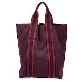 Hermès-Hermes Tote Bag Vintage Fourre-Tout-Dark red