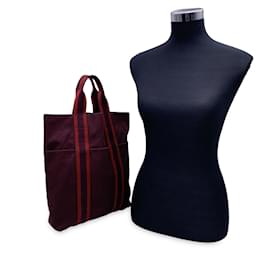 Hermès-Hermes Tote Bag Vintage Fourre-Tout-Dark red