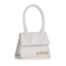 Jacquemus-JACQUEMUS HandbagsLeather-White