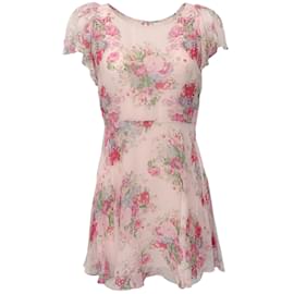 Autre Marque-Love Shack Fancy Shimmering Springs Garner Dress-Pink