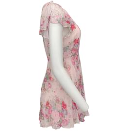 Autre Marque-Love Shack Fancy Shimmering Springs Garner Dress-Pink