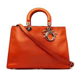Dior-Bolso satchel Diorissimo grande Dior naranja-Naranja