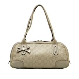 Gucci-Taupe Gucci Guccissima Princy Shoulder Bag-Other