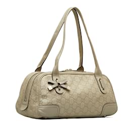 Gucci-Taupe Gucci Guccissima Princy Shoulder Bag-Other