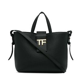 Bolsa preta Tom Ford Mini TF Leste Oeste Preto
