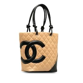 Chanel-Tan Chanel Medium Cambon Ligne Shoulder Bag-Camel