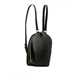 Louis Vuitton-Black Louis Vuitton Epi Mabillon Backpack-Black