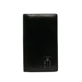 Chanel-Black Chanel Icon Leather Long Wallet-Black