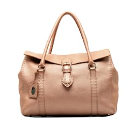 Fendi-Pink Fendi Selleria Linda Handbag-Pink