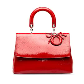 Dior-Sac à main Be Dior verni rouge Dior-Rouge