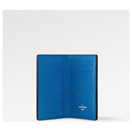 Louis Vuitton-LV pocket organizer taigarama blue-Blue