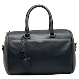 Saint Laurent-Saint Laurent Baby Duffle-Bleu Marine