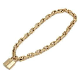 Louis Vuitton-Louis Vuitton Collier Cadenas LV Edge-Golden