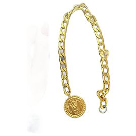 Chanel Medaillonkette Gold Golden