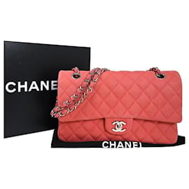 Chanel-Chanel foderato Flap-Rosa