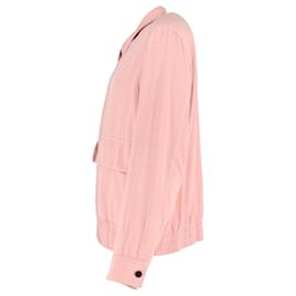 Autre Marque-Mr. P Blouson Jacket in Pink Cotton-Pink