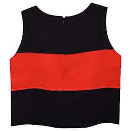 Giorgio Armani-Armani Collezioni Crop Top in Red Wool-Multiple colors
