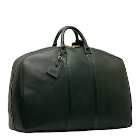 Louis Vuitton-Louis Vuitton Taiga Helanga 1 Bolsa de viagem de couro Poche M30104 em boa condição-Verde