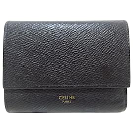 Céline-Céline Tri-Fold-Black