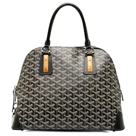 Goyard-Goyard Goyardine Noire Vendôme PM-Noir