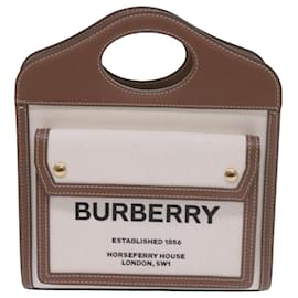 Burberry-Mini sac de poche Burberry-Marron
