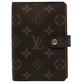 Louis Vuitton-Louis Vuitton Couverture agenda de bureau-Brown