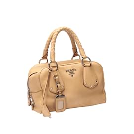 Prada-Sybille Leather Handbag-Beige