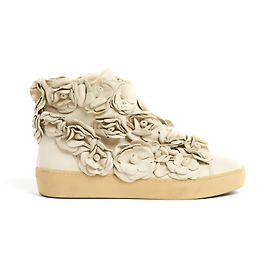Chanel CAMELIA DE COURO BEGE FR39 Bege