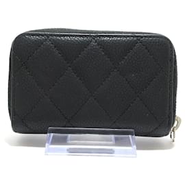Chanel-Chanel Zip around wallet-Black