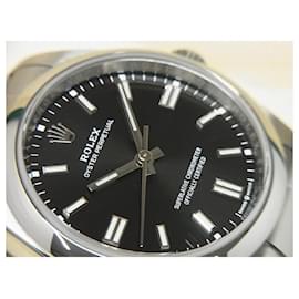 Rolex-Rolex Oyster Perpetual 36 Black 126000 '21 purchased Mens-Silvery