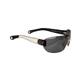 Autre Marque-Histoire de Voir Leather and Ponyhair Aviator Sunglasses-Multiple colors